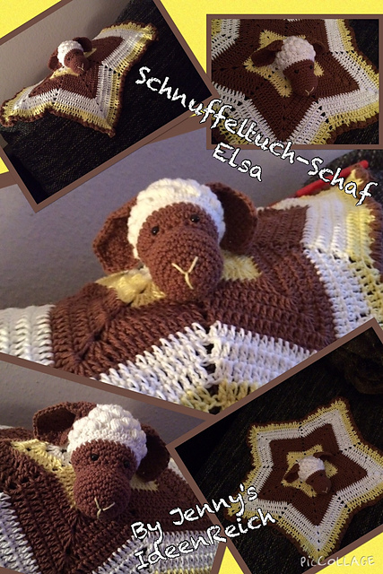 Schnuffeltuch Schaf Elsa