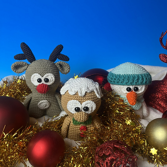 Reindeer Snowman Gingerbread Man