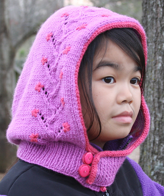 Flowering Vine Hood (Child Sizes)