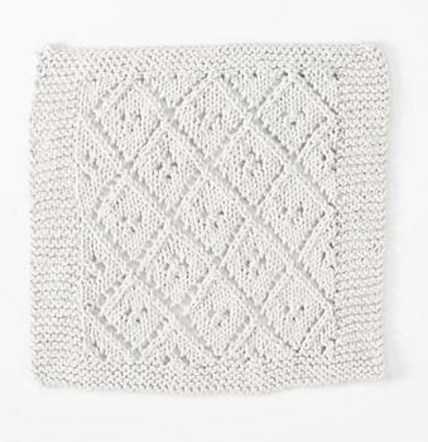 Diamond Lace Dishcloth