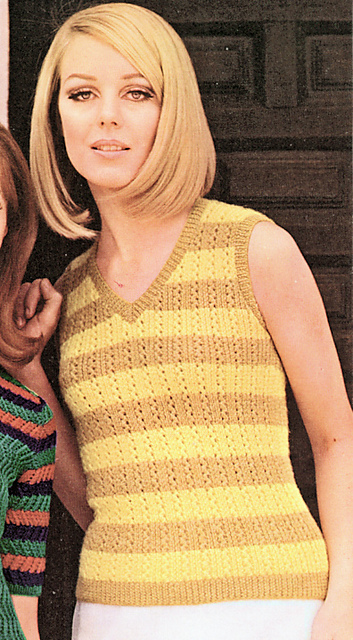 V neck, Sleeveless Sweater