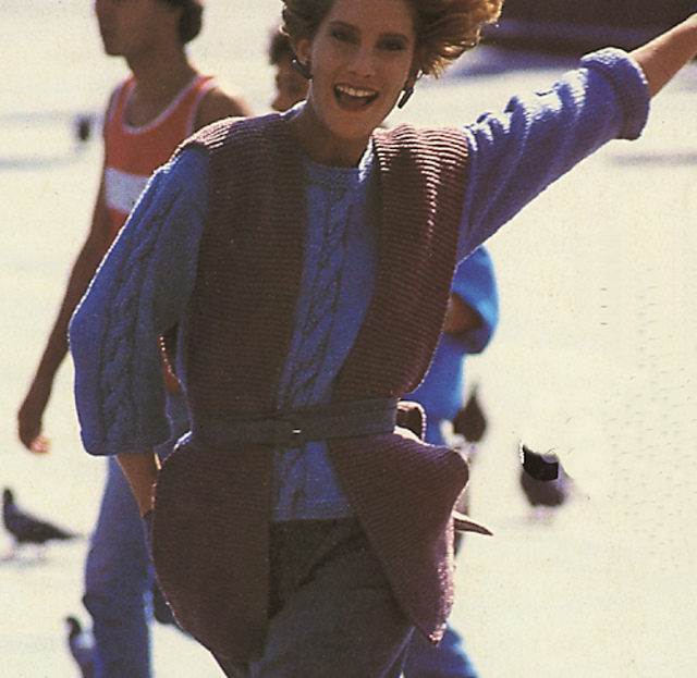 8. Sweater with Overwrap: Sweater
