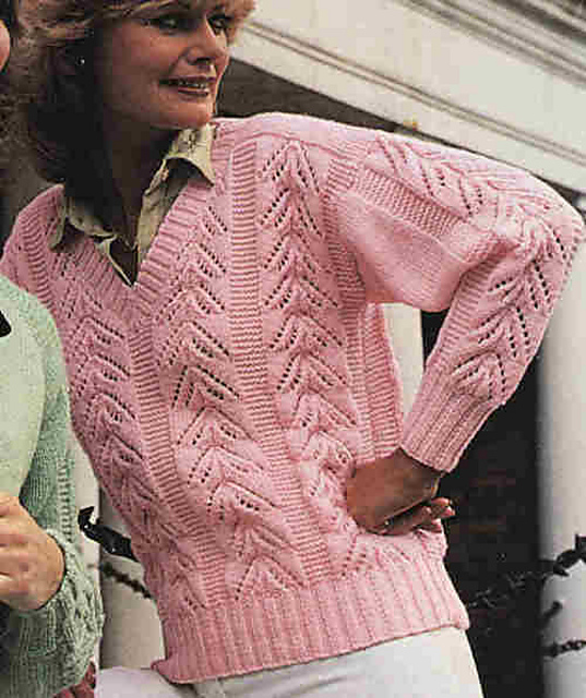 Sweater with Drop Shoulders