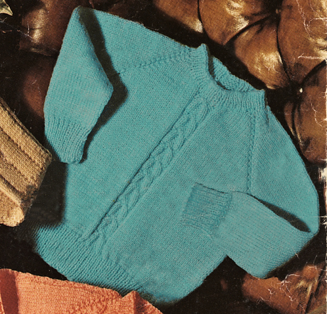 Cable Corner: Sweater with Centre Panel