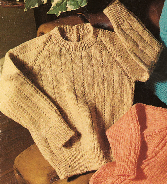 Cable Corner: Sweater in Rib