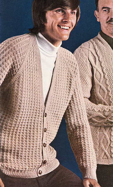 Cardigan in Rib