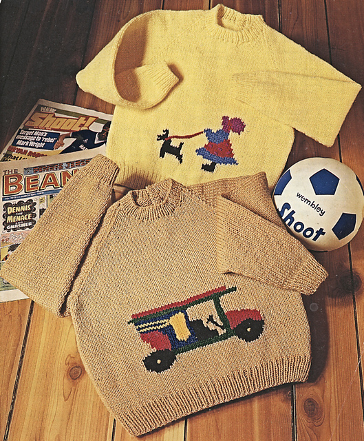Grand Prix: Sweater with Car or Girl Motif