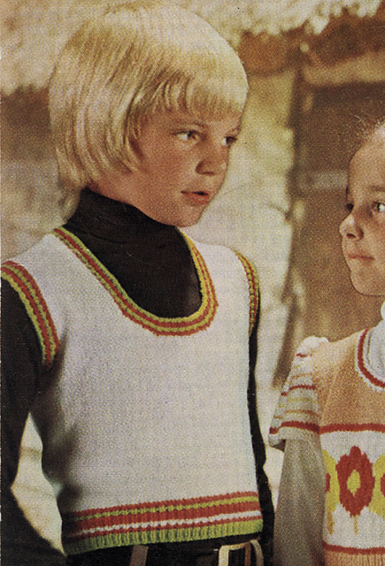 Top with Striped Ribbing