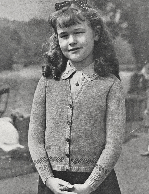 Girl's cardigan
