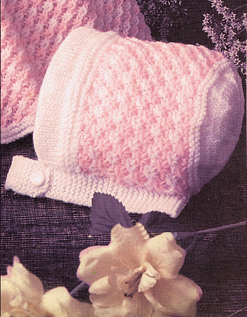 Lucy: Double Knitting Bonnet