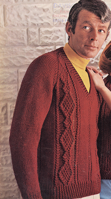 His and Her Chunky Sweater with V Neck