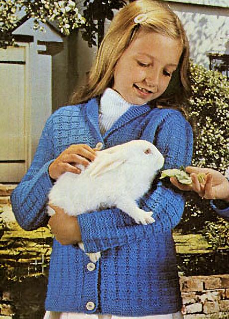 Girl's Jacket with Buttons