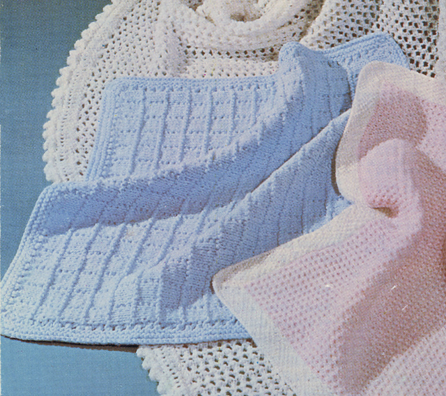 Blue Pram Rug