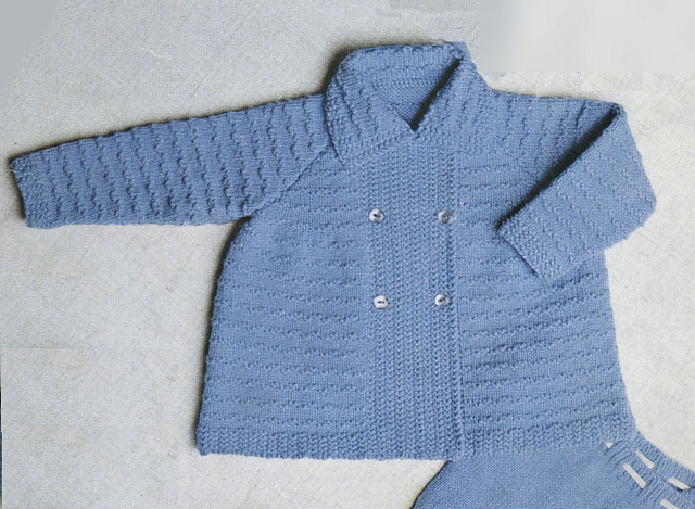 Blue Pram Set: Coat