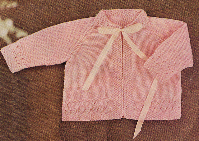 Matinee Coat with Ribbon