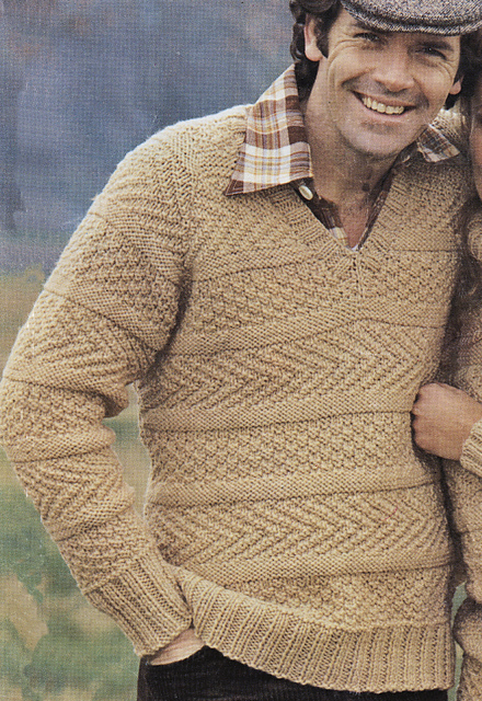 Man's V Neck Sweater