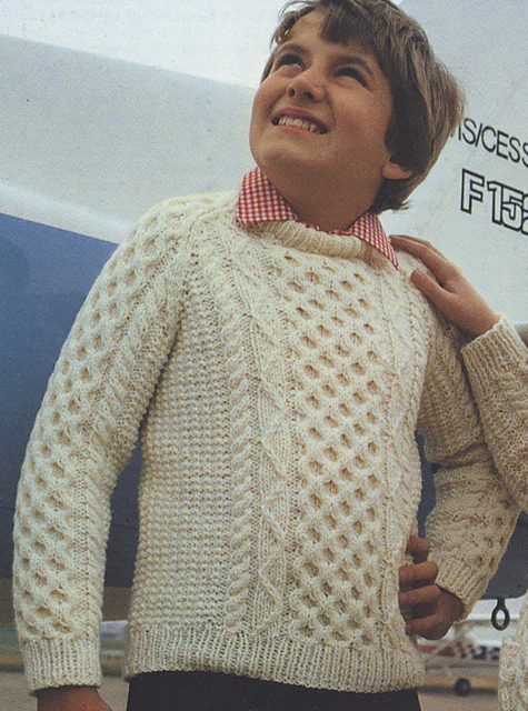Child's Aran Sweater