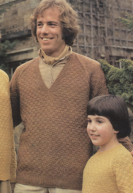 Family 4 Ply Sweater with V Neck