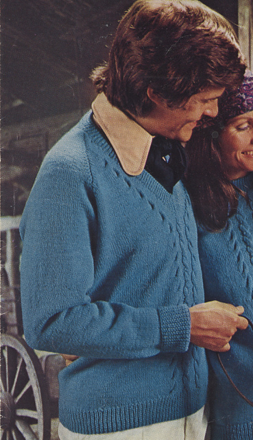 Family 4 Ply Sweater with V Neck