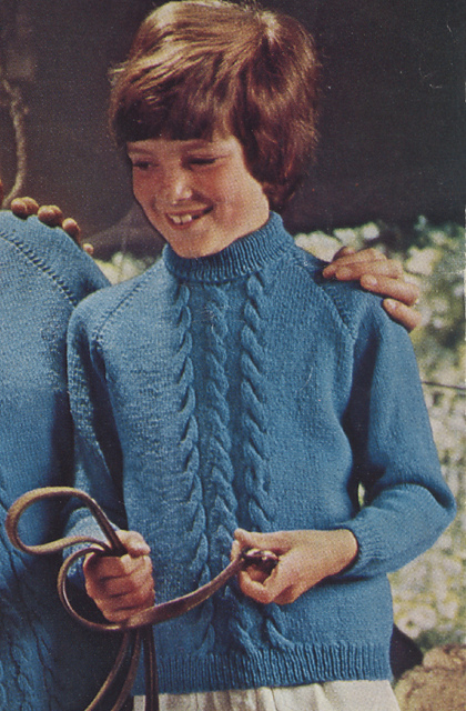 4 Ply Family Sweater with Polo Neck