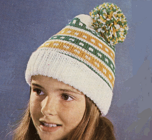 Children's Cap in Three Colours