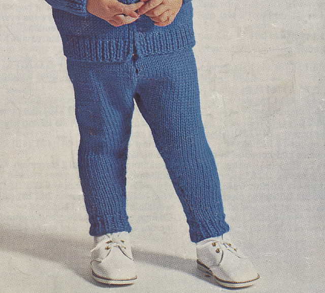 Child's Outdoor Suit: Trousers