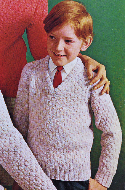 Family Sweater with V Neck