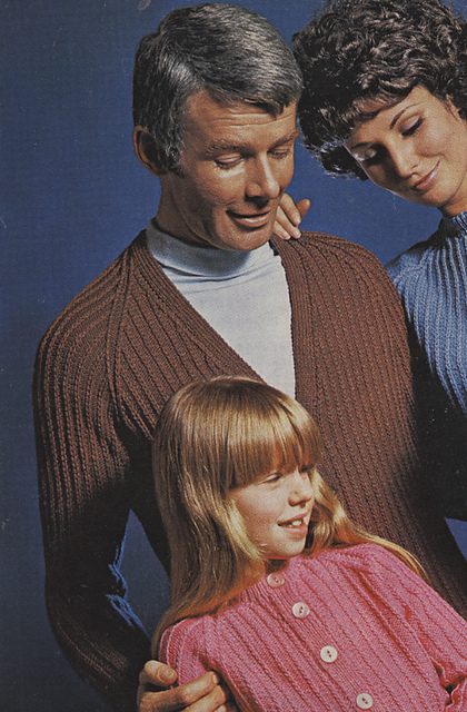 4 Ply V Neck Family Cardigan