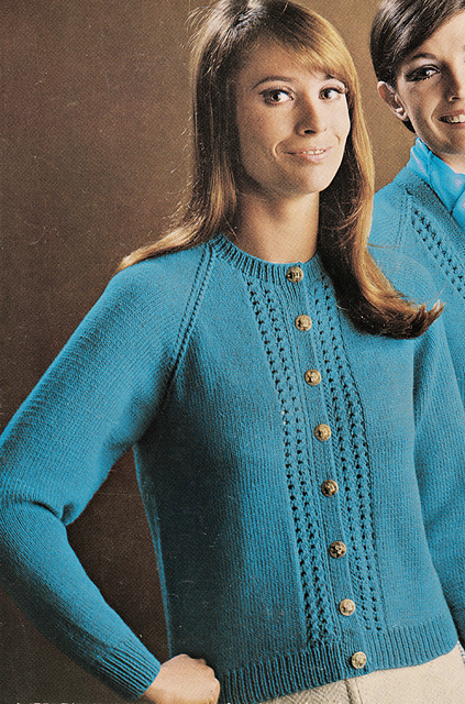 Cardigan with High Neck