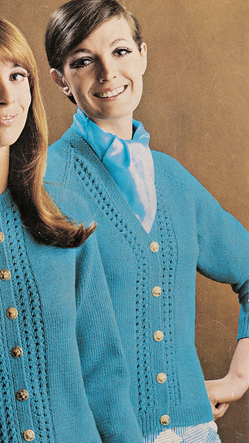 Cardigan with V Neck