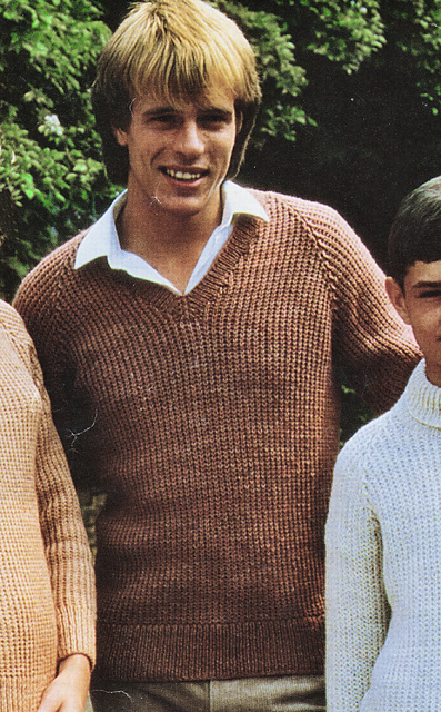 Family Sweater with V Neck
