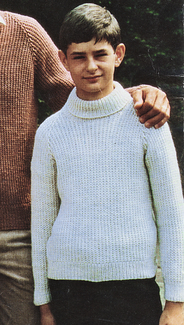 Family Sweater with Polo Collar