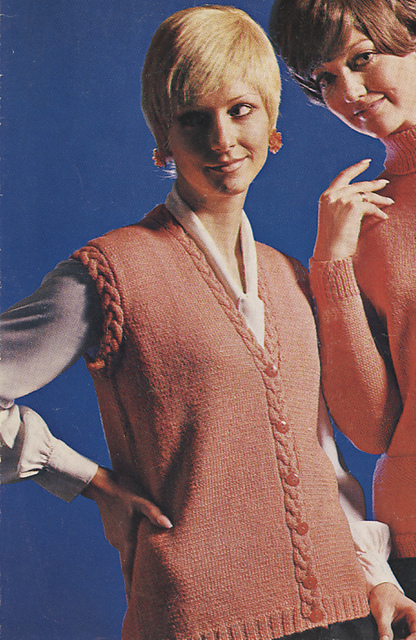 Lady's Cable Waistcoat