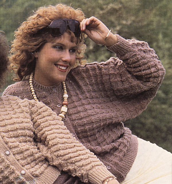 Lady's Crew Neck Cardigan