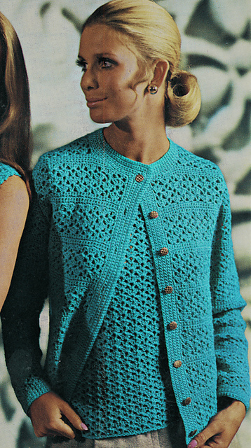 Cardigan in Crochet