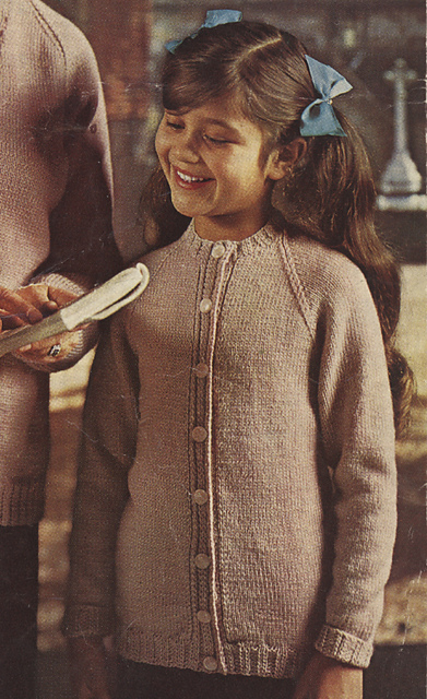 Cardigan with High Neck