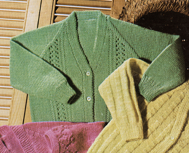 Green Cardigan