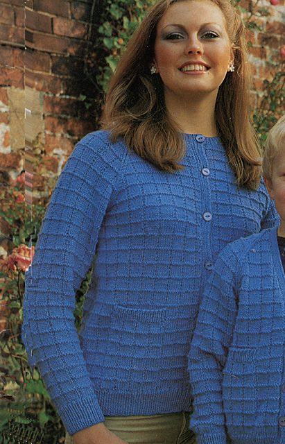 Family High Neck Cardigan