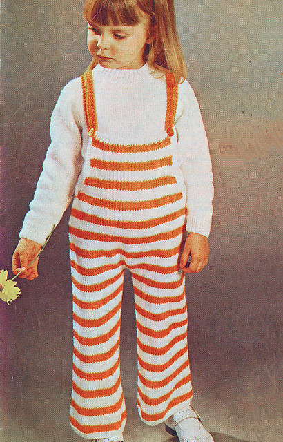 Striped Dungarees