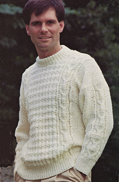 Man's Aran Sweater