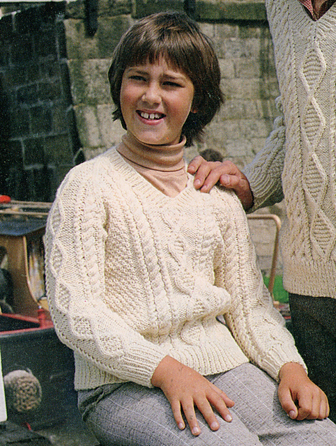 Child's Aran Sweater
