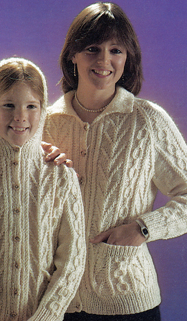 Aran Jacket with Collar