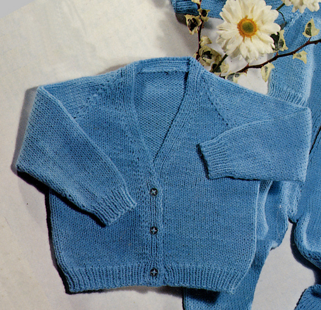 Cardigan with Low Neck