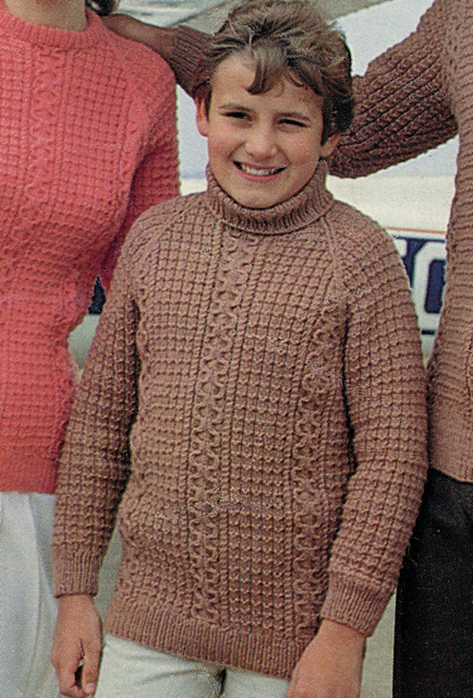 Family Polo Neck Sweater
