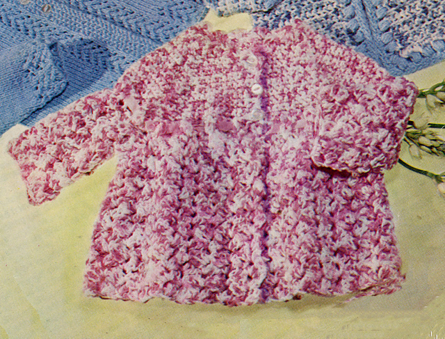 Pink Crochet Coat