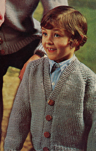 Child and Teen's V Neck Cardigan