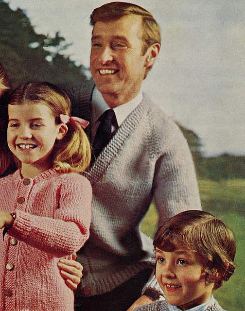 Adult's V Neck Cardigan