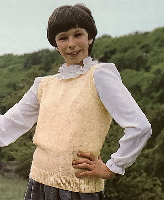 Girl's Plain Slipover