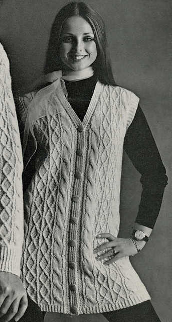 V Neck Aran Tunic