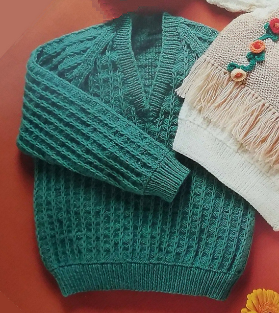 DK V Neck Sweater